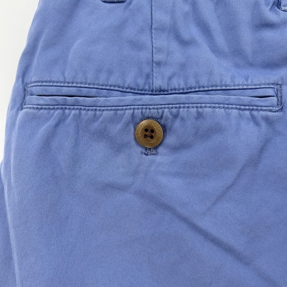 Polo Golf Ralph Lauren Shorts Mens 38 Blue Stretch‎ Twill Chino Golf Coastal